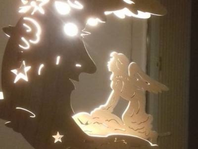 Fairy and Moon Night Light