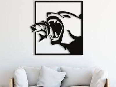 Grizzly Bear Wall Decoration