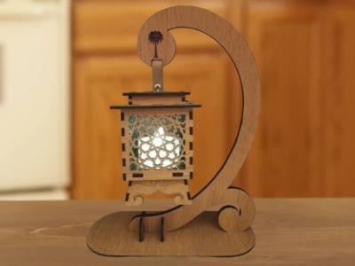 Wooden Table Lamp