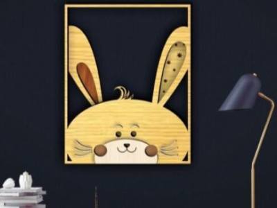 Rabbit Wall Decoration