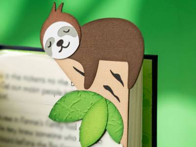 SLOTH CORNER BOOKMARK