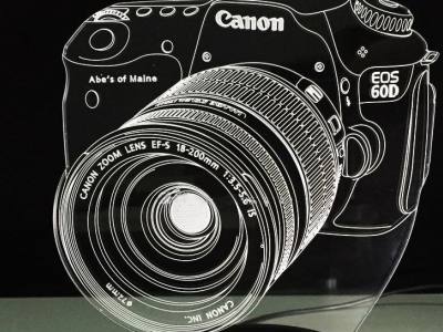 Camera-shaped Sign Light