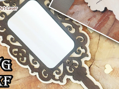personalized handheld mirror