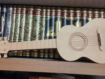 Mini Wooden Guitar