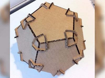 Dodecahedron 3D Puzzle SVG File