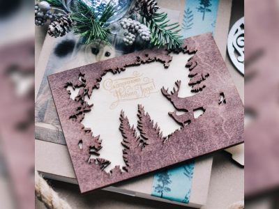 Greeting Card Postcard Template