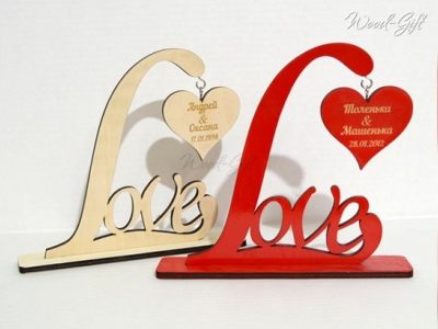 Love Heart Stand Template