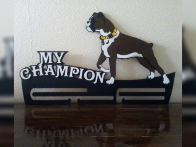 Bulldog Medal Hanger