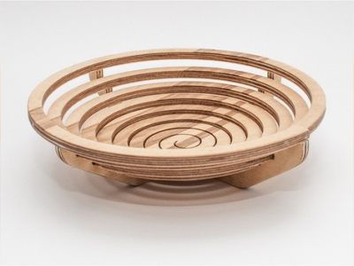 Archimedes Spiral Bowl Laser Cut SVG File
