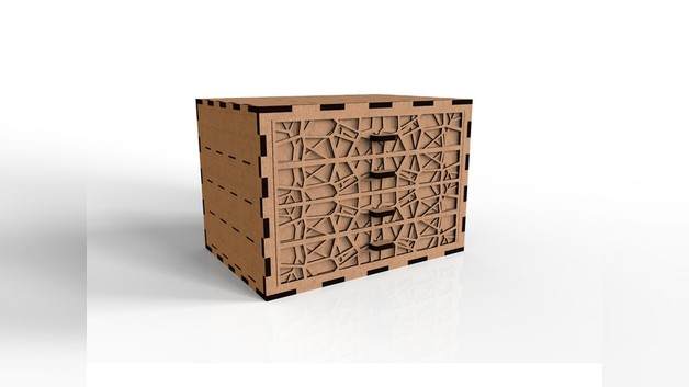 Box DWG File DWG Laser Cut & Engraving File - Chanelink