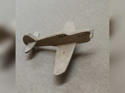 3D Toy Plane DXF File