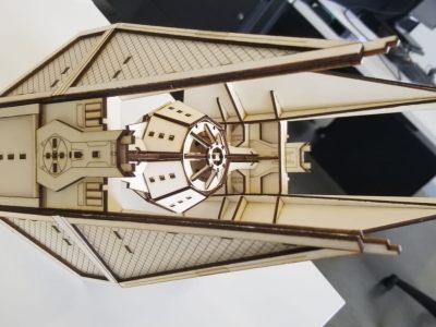 Star Wars TIE Interceptor DXF File