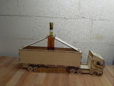 Wooden Gift Box Truck