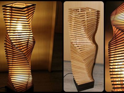 Tower Shape Night Light Lamp Laser Cut CDR File