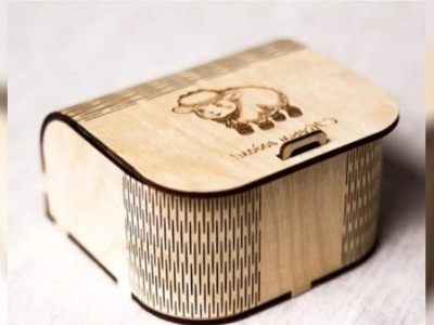 Small Gift Box Wooden Jewelry Box DXF and CDR File