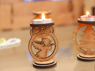 Candle Holder Template Christmas Tealight Candle Stand