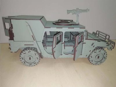 Humvee M998 Military Vehicle Wood 3D Puzzle Model Kit
