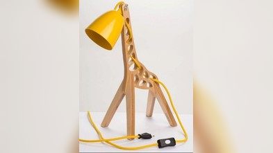 Giraffe Lamp Vector File