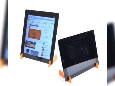 Wooden Cut Laptop and iPad Stand CDR Vectors File