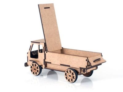Wooden Truck Toy Model CDR and DXF File
