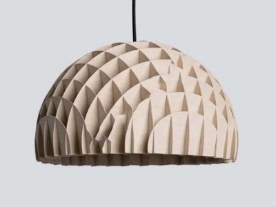 Wooden Parametric Hanging Lamp CNC Vector File