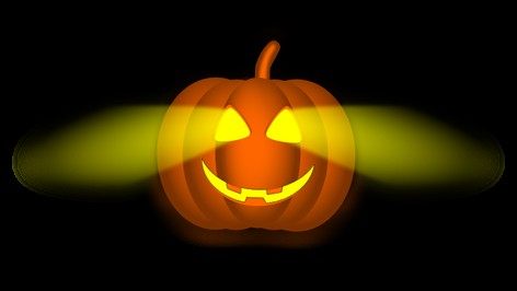Light Pumpkin Vector SVG File