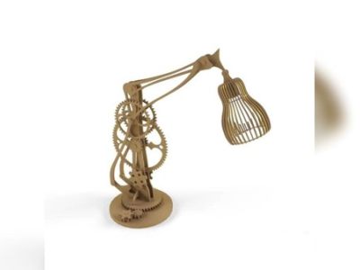 Mechanical Lamp Laser Cut
