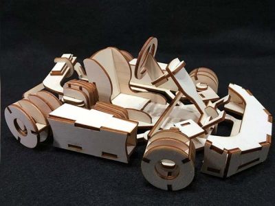 Go Kart 3D Puzzle Toy Car Model Kit