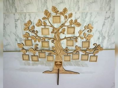 Tree Photo Frame CNC Laser Cutting
