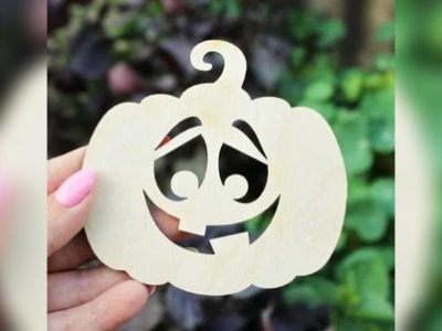 Halloween Jack O Lantern Pumpkin Coaster 768×512 Vector File