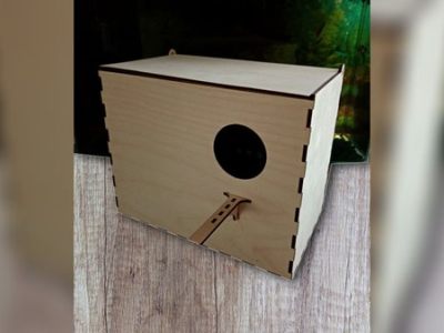 Plywood Bird House, Wooden Bird Feeder Box CDR File