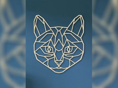 Laser Cutting Geometric Cat Head