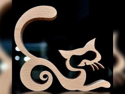 Cat Decoration Template CNC Router