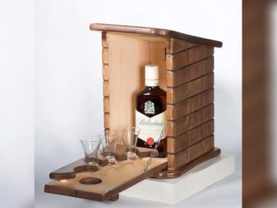 Wooden Serving Box DXF Vectors File
