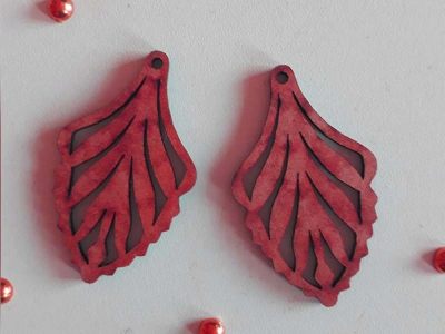 Earring Template Laser Cutting Jewelry Design  File
