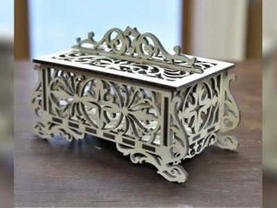 Jewelry Wooden Gift Box CDR File
