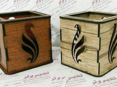 Wooden Box for Pens Pencils CDR File