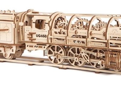 Wooden 3D Locomotive Model DXF and CDR File