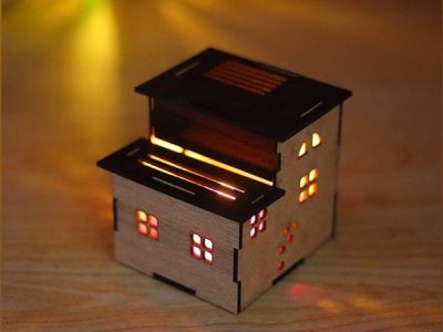 Tea Light House Tealight Lantern LED Light Lamp