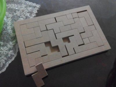 45 Puzzle Game for Kids DXF File
