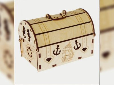 Treasure Chest Box Laser Cut