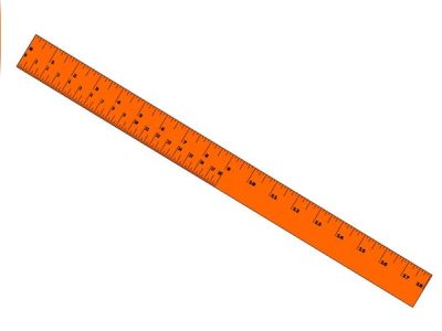 18 Inch Ruler Template Laser Engraved Vector File