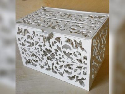 Wooden Tissue Box Pattern Design Plywood 4mm Vector File