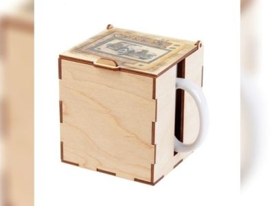 Christmas Gift Box for Mug 3mm CDR File