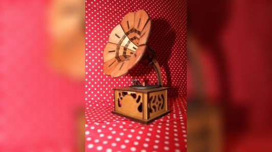 Antique Music Player Miniature DXF File