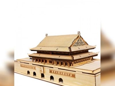 Beijing Tiananmen puzzle CDR Vectors File