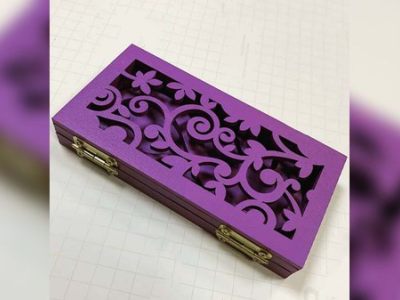 Wedding Ring Box Love Box Engagement Box DXF File for Laser Cutting