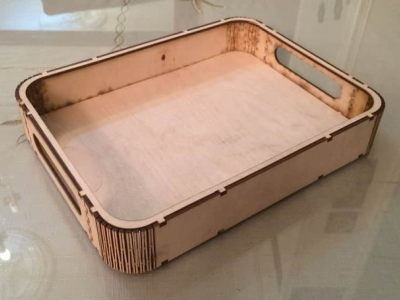 Storage Tray DXF and CDR Vector File