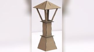 Wooden Table Lamp Laser Cut Table Lamp