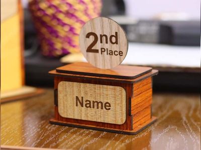 2nd Place Trophy Template Vector File